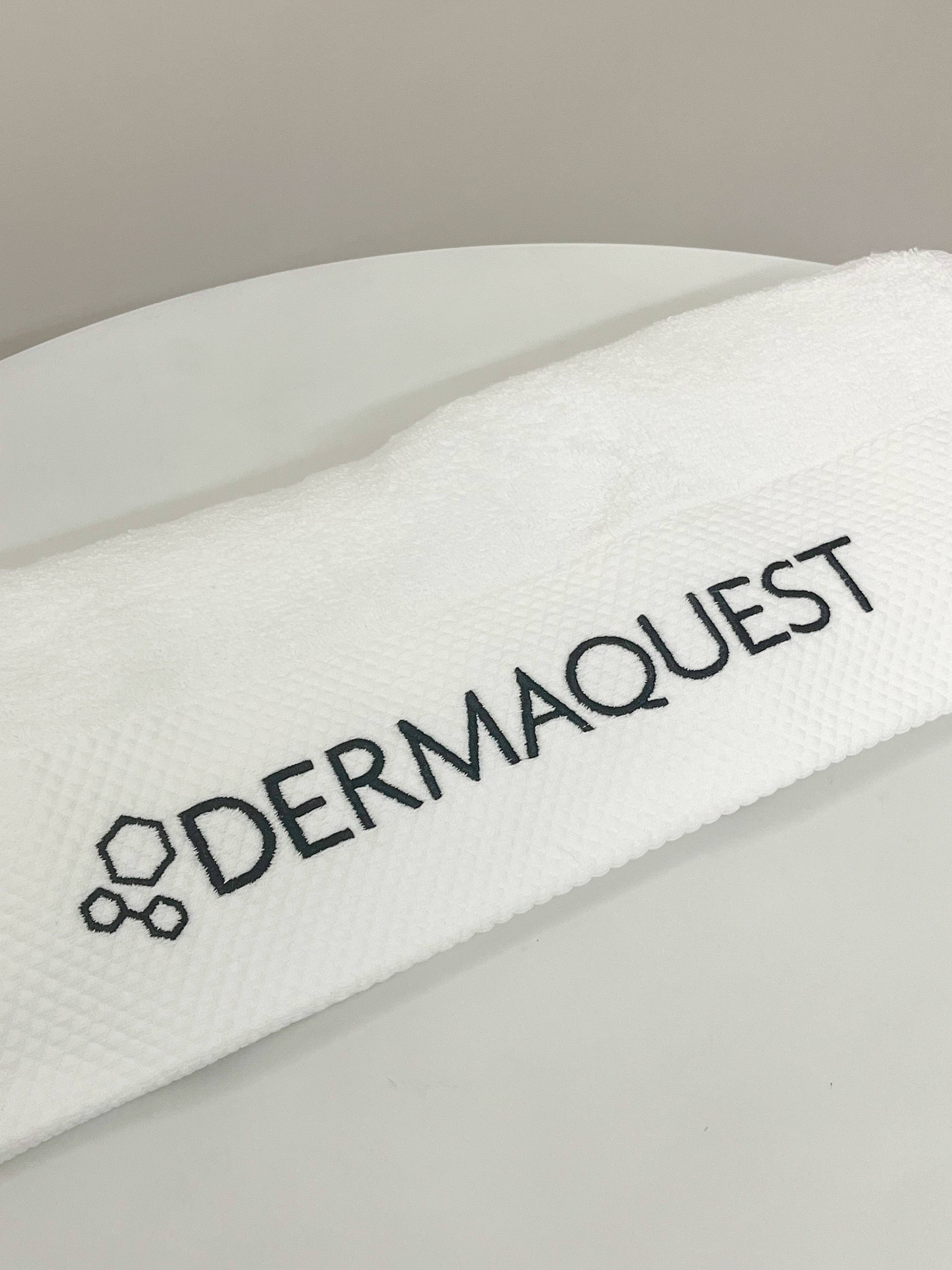 DermaQuest Embroidered Cotton Hand Towel