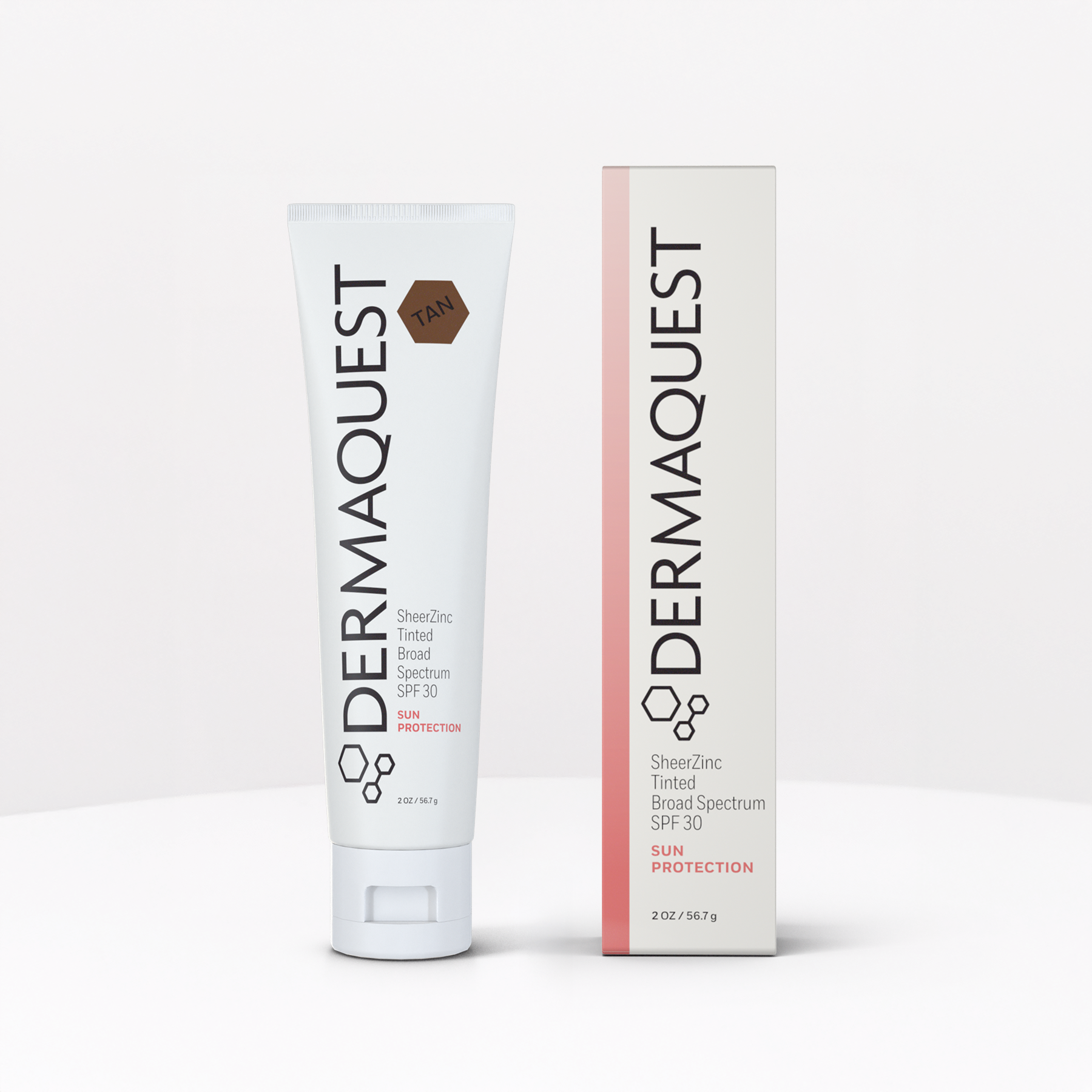 SheerZinc Tinted Broad Spectrum SPF 30 (Tan) - DermaQuest Clinical