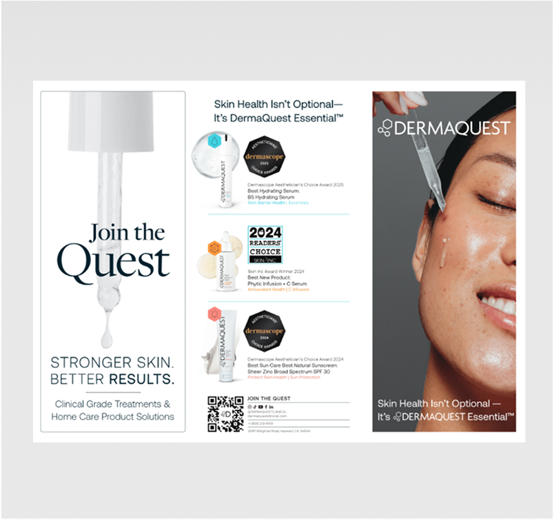 DermaQuest Brand Tri-Fold (The DermaQuest Difference) 10/pk